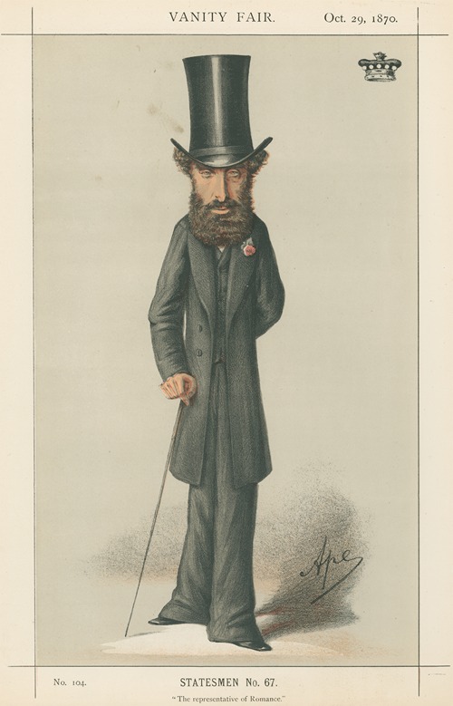 Literary; ‘The Representative of Romance’, Lytton, October 28, 1870