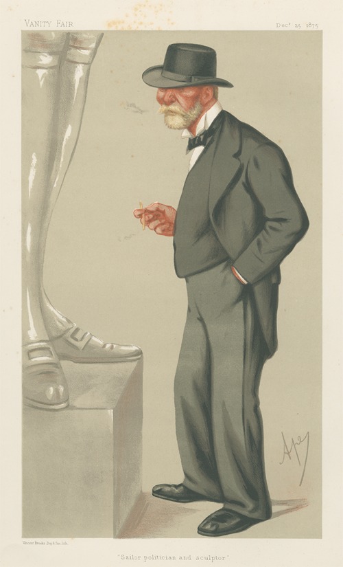 Military and Navy; ‘Sailor, Politician and Sculptor’, Admiral the Right Hon. Lord Clarence Paget, December 25, 1875