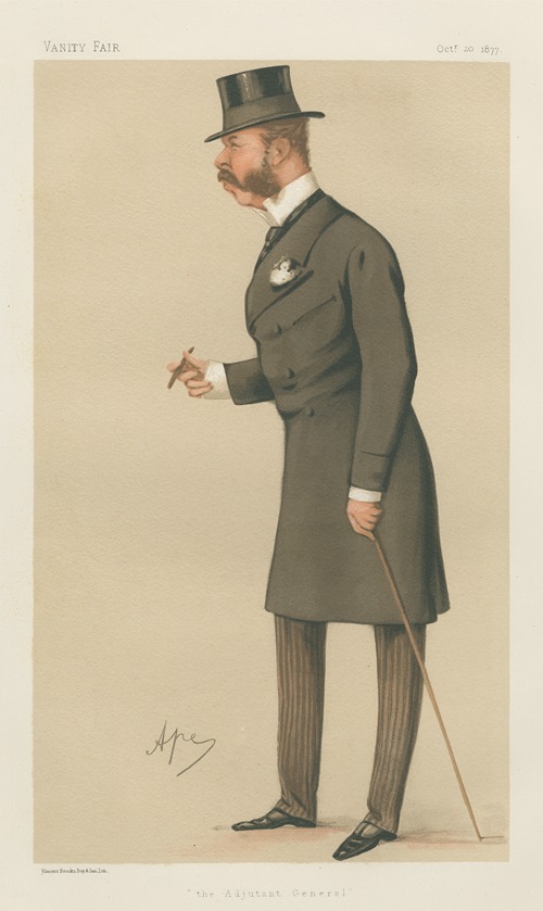 Military and Navy; ‘The Adjutant General’, General Sir Charles Henry Ellice, October 20, 1877