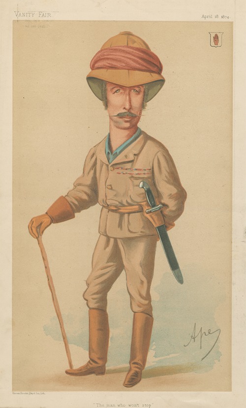 Military and Navy; ‘The Man who won’t Stop’, Sir Garnet J. Wolseley, April 18, 1874