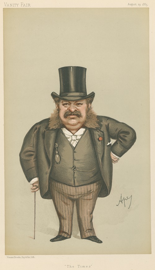 Newspapermen; ‘The Times’, Opfer of Blowitz, August 29, 1885