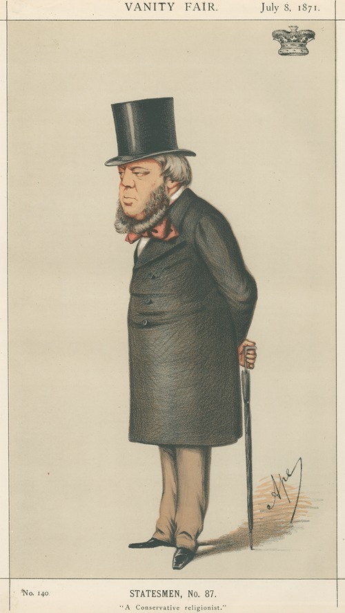 Politicians – ‘A Conservative religionist’. The Earl of Marlborough. 8 July 1871