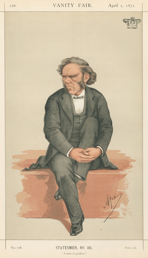 Politicians – ‘A man of position’. Lord Lyttelton. 1 April 1871