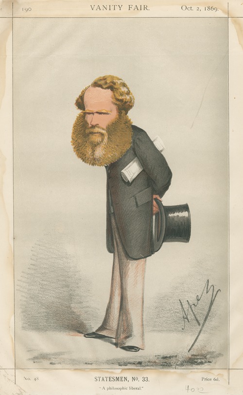 Politicians – ‘A philosophic liberal’. Mr. M.E. Grant-Duff. October 2, 1869