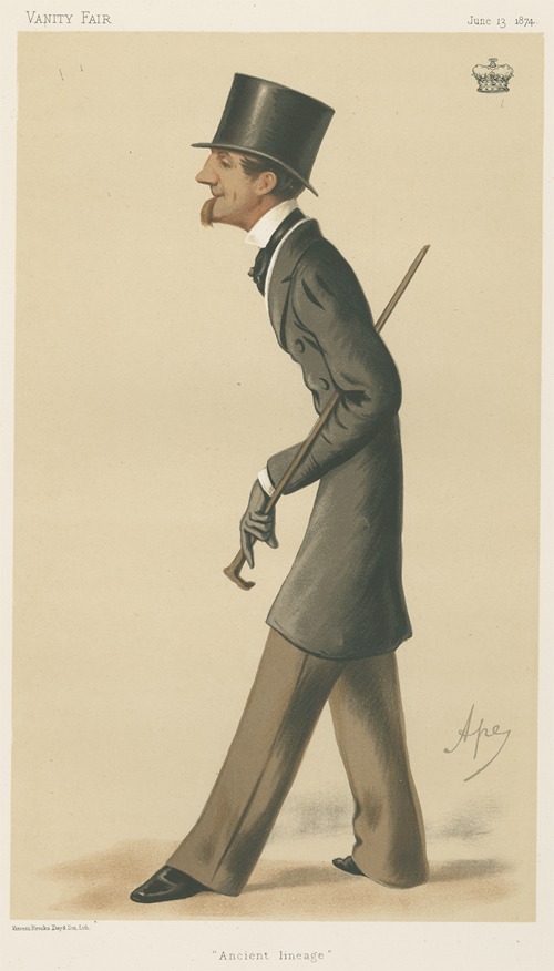 Politicians – ‘Ancient lineage’. The Marquis of Bath. June 13, 1874