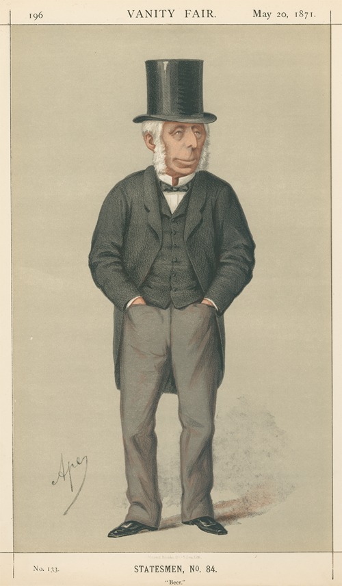 Politicians – ‘Beer’. Mr. Michael Thomas Bass. May 20, 1871
