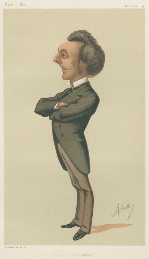 Politicians – ‘Colonial Government’. His Excellency Governor Pope Hennessy. 27 March 1875