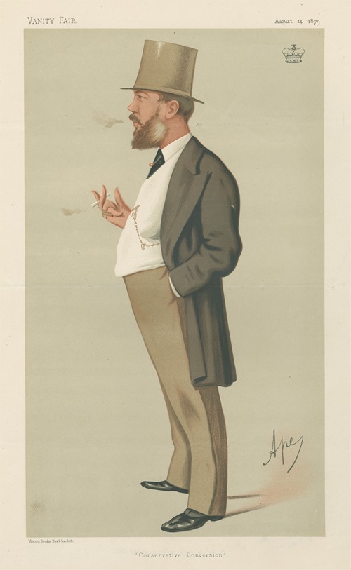 Politicians – ‘Conservative Conversion.’ Lord Wharncliffe. 14 August 1875