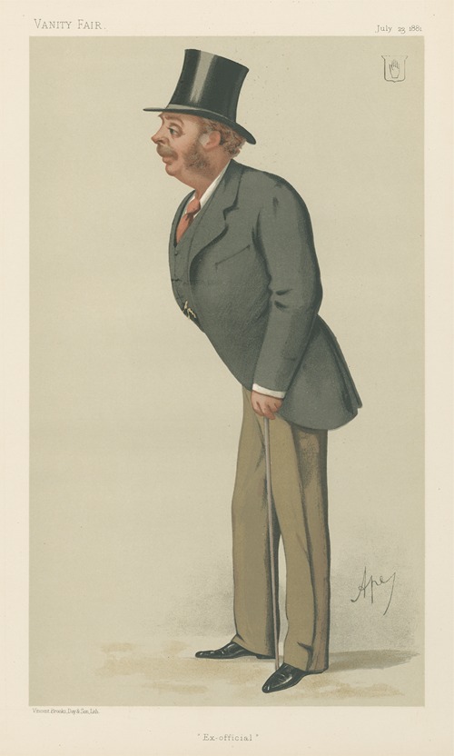 Politicians – ‘Ex-official’. Sir Matthew White Ridley. 23 July 1881
