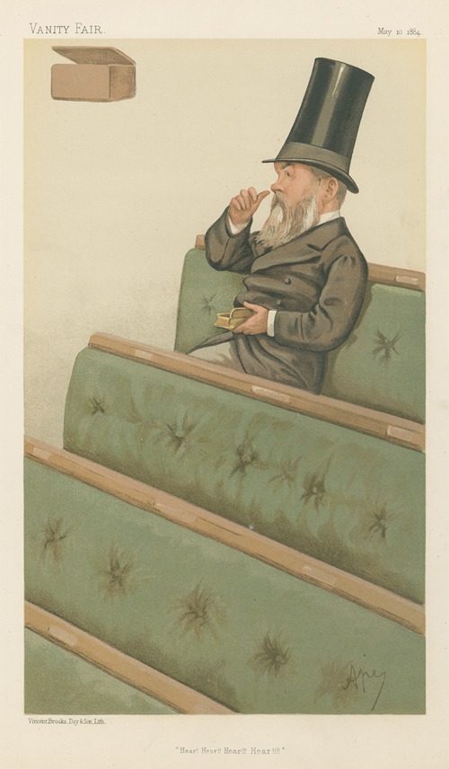 Politicians – ‘Hear! Hear! Hear! Hear!!!!’ Mr. Charles Nicholas Warton. 10 May 1884