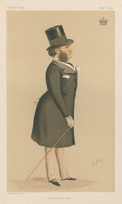 Politicians – ‘High political office’. Lord Hardwicke. May 9, 1874