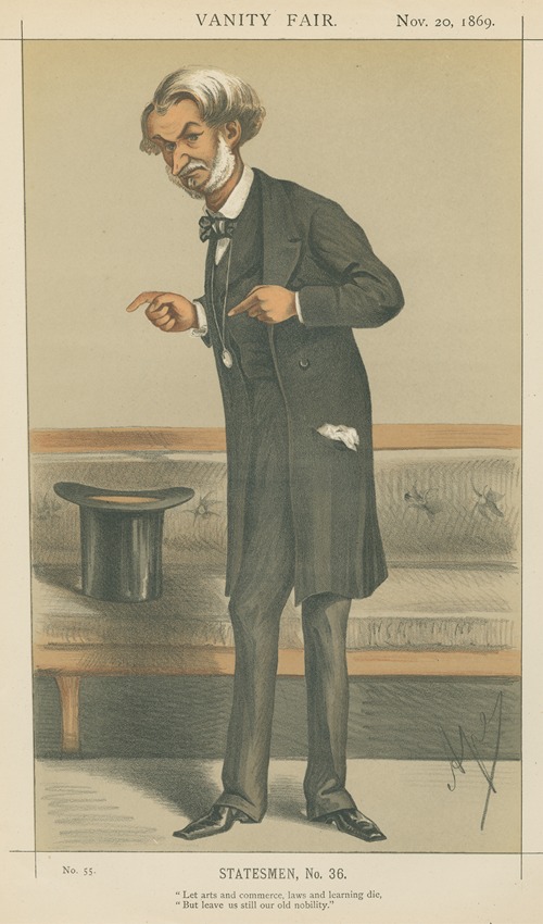 Politicians – ‘Let arts and commerce, laws and learning die, but leave us still our old nobility.’ The Rt. Hon. Lord John J.R. Manners. 20 November 1869
