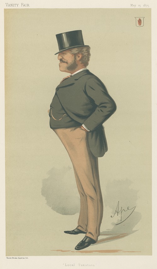 Politicians – ‘Local Taxation.’ Sir Massey Lopes. 15 May 1875