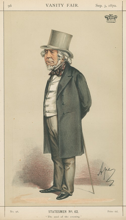 Politicians – ‘The Cool of the evening’. Lord Houghton. 3 September 1870