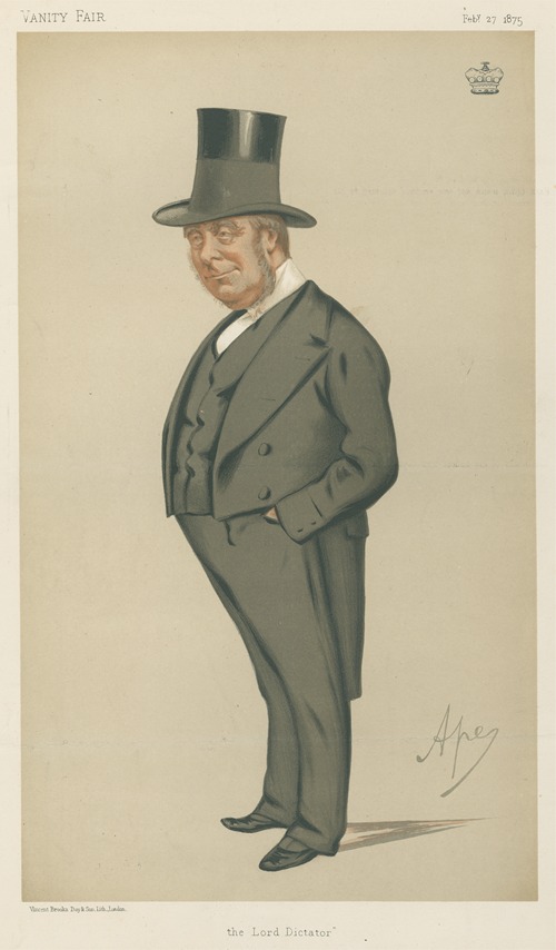 Politicians – ‘The Lord Dictator’. Lord Redesdale. 27 February 1875