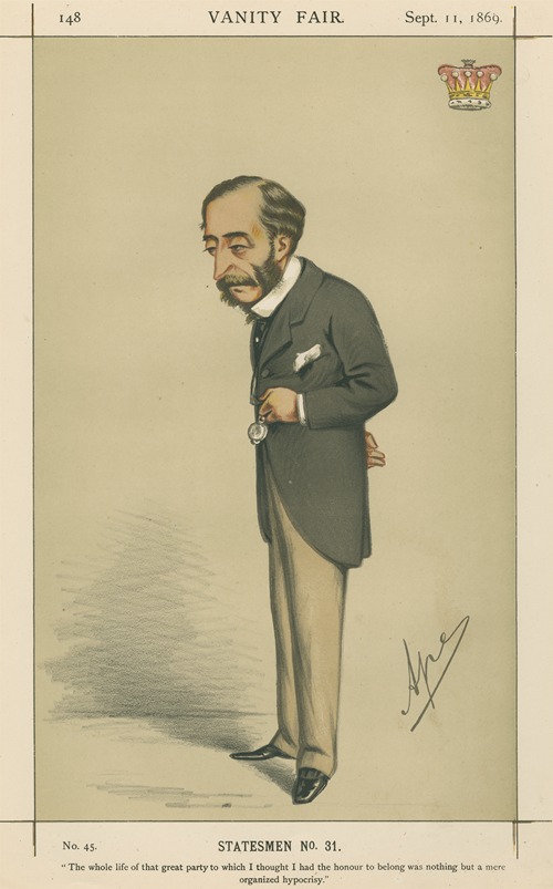 Politicians – ‘The Whole life of that great party to which I thought I had the honour to belong….’. Lord Carnarvon. Sept 11, 1869
