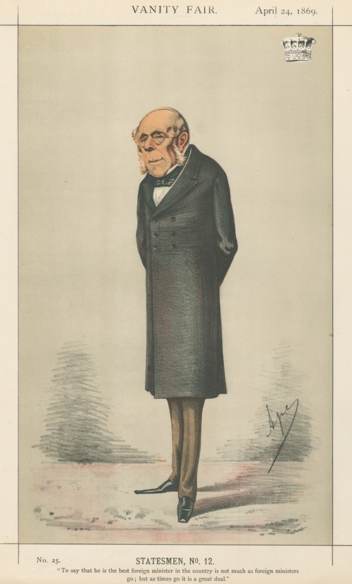 Politicians – ‘To say that he is the best foreign minister in the country is not much as foreign ministers go…..’ The Earl of Clarendon. April 24, 1869