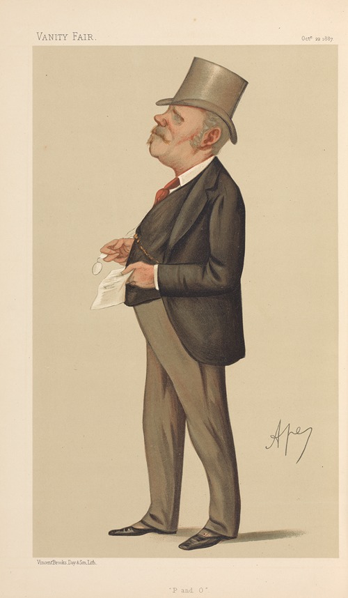 Shipping Officials; ‘P & O’, Mr. Thomas Sutherland, October 22, 1887