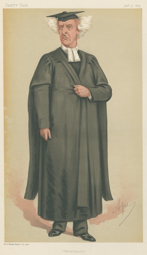 Teachers and Headmasters; ‘Christ Church’, The Very Reverand Henry George Liddell, January 30, 1875