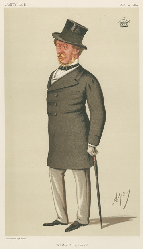 Turf Devotees; ‘Master of the Horse’, The Earl of Bradford, October 24, 1874