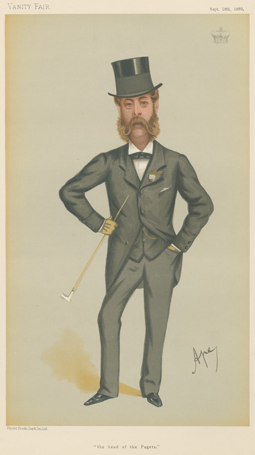 Turf Devotees; ‘The Head of the Pagets’, The Marquis of Anglesey, September 18, 1880
