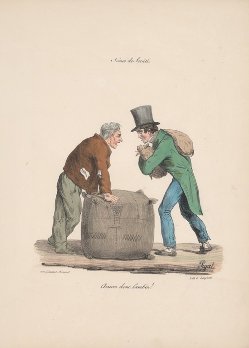 Recueil des scènes familières, et de société de Paris Pl.07