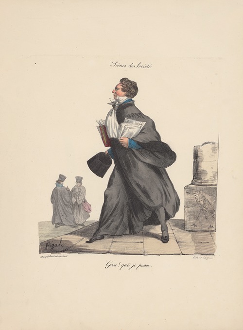 Recueil des scènes familières, et de société de Paris Pl.20