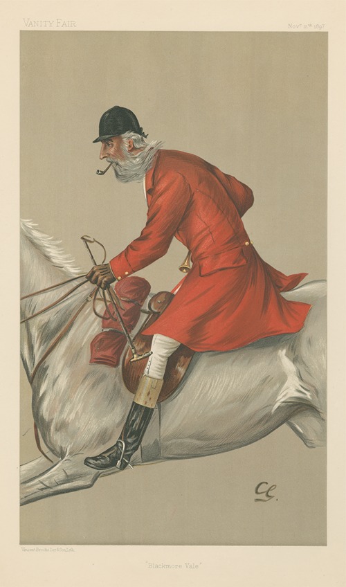 Vanity Fair: ‘Blackmore Vale’. Thomas Hart Guest. 11 November 1897