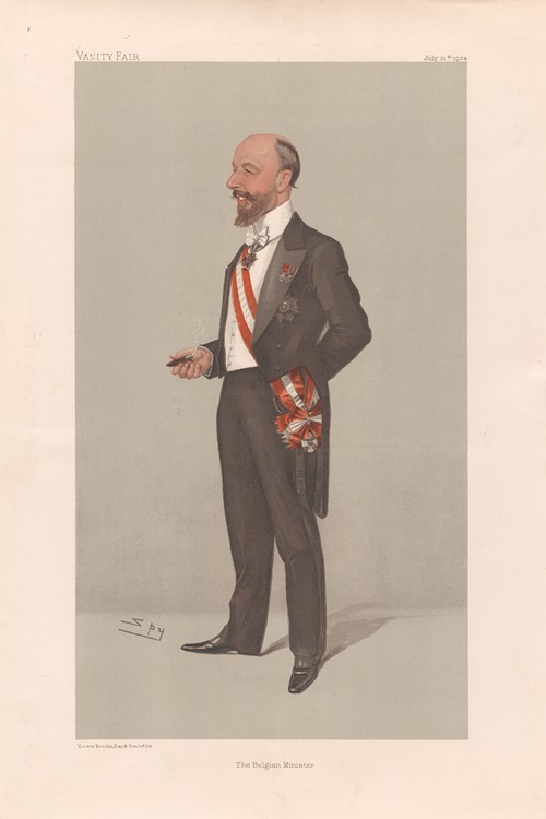 Ambassadors to England; The Belgian Minister, Count Charles De La Laing, 21 July 1904