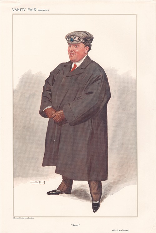 Automobile Devotees. ‘Steam’. Mr. Frederick Abernethy Coleman. 6 November 1907