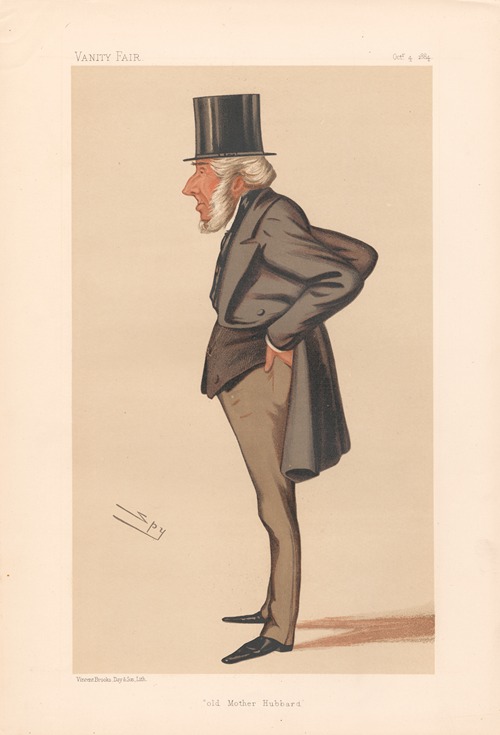 Bankers and Financiers. ‘Old Mother Hubbard’. The Rt. Hon. John Jellibrand Hubbard. 4 October 1884