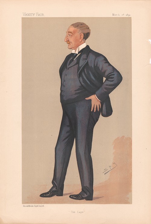 Bankers and Financiers. ‘The Cape’. Hon. Cecil Rhodes. 28 March 1891