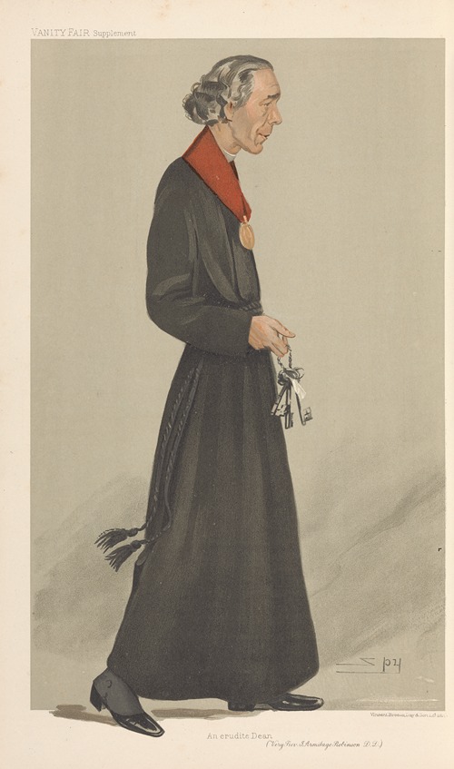 Clergy. ‘A erudite Dean’.Dr. J. Armitage Robibson. Dean of Westminster. 14 December 1905