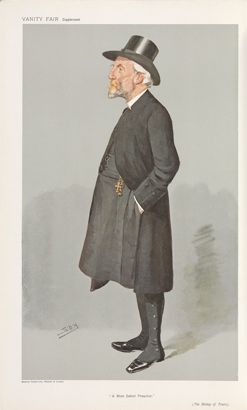 Clergy. ‘A Most Select Preacher’. Rev Charles Stubbs, Lord Bishop of Truro. 6 February 1907