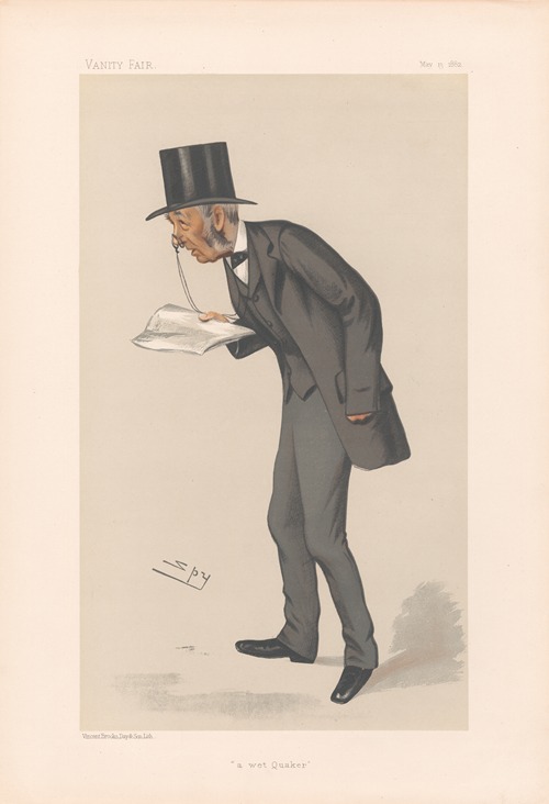 Clergy. ‘A wet Quaker’ Lewis Llewwellyn Dillwyn M.P. – 13 May 1882