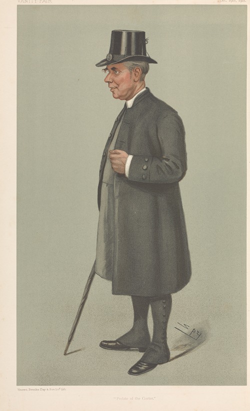 Clergy. ‘Prelate of the Garter’. Randall Thomas Davidson, Bishop of Winchester. 19 December 1901