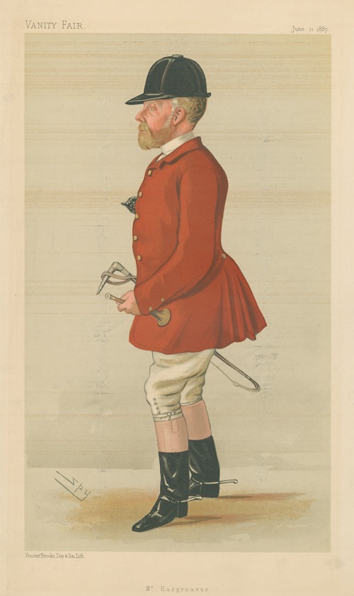 Fox Hunters. Mr. Hargreaves. Colonel John Hargreaves. 11 June 1887