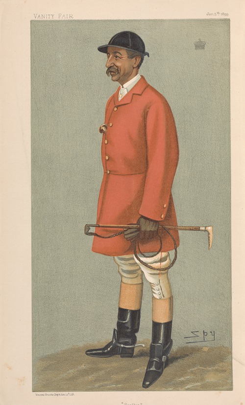 Fox Hunters. ‘Serlby’. George Edmund Milnes Monckton Anundell Galway. 5 January 1899