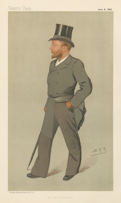 Horse Trainers; ‘He owns Chancellor’, Mr. Fred Crisp, June 8, 1893