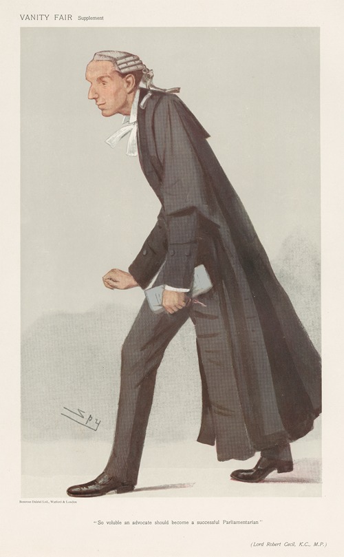 Legal; ‘So Voluble an Advocate should become a Successful Parliamentarian’, Lord Robert Cecil, February 22, 1906