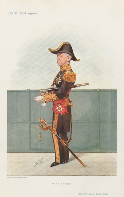 Military and Navy; ’40 H.P. in a Dinghy’, Admiral Sir Compton Domvile