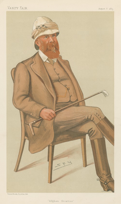Military and Navy; ‘Afghan Frontier’, Major-General Sir Peter Stark Lumsden, August 8, 1885