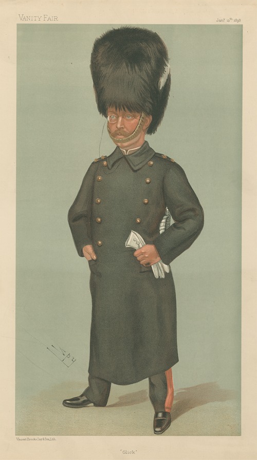 Military and Navy; ‘Glick’, Captain Albert Gleichen, January 13, 1898