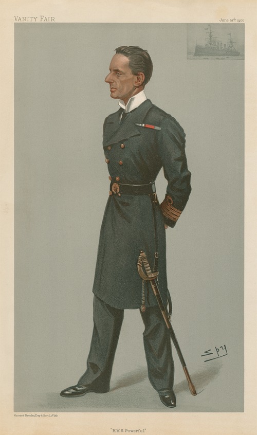 Military and Navy; ‘H.M.S. Powerful’, Hon. Captain Hedworth Lambton, June 28, 1900