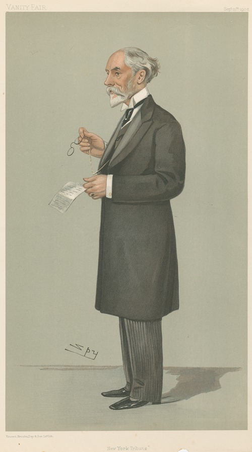 Newspapermen; ‘New York Tribune’, Mr. Whitelaw Reid, September 25, 1902