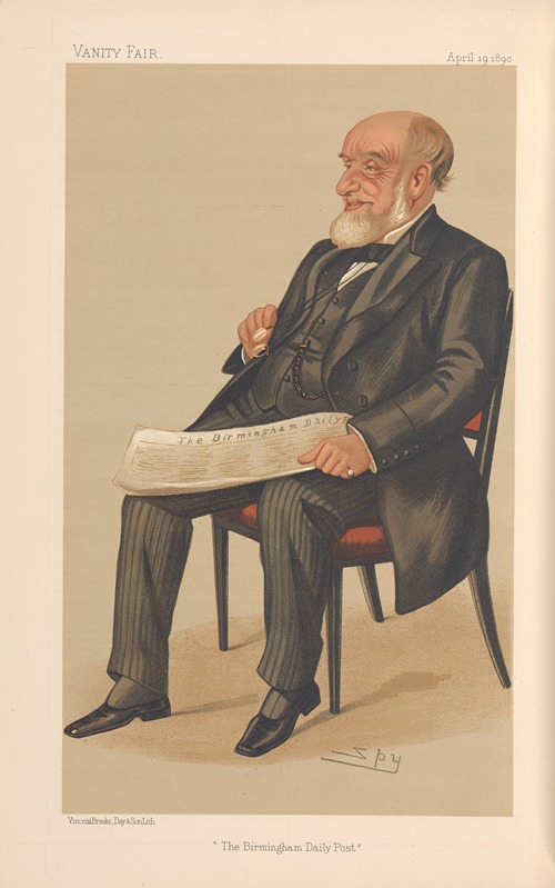 Newspapermen; ‘The Birmingham Daily Post’, Mr. John Jaffray, April 19, 1890