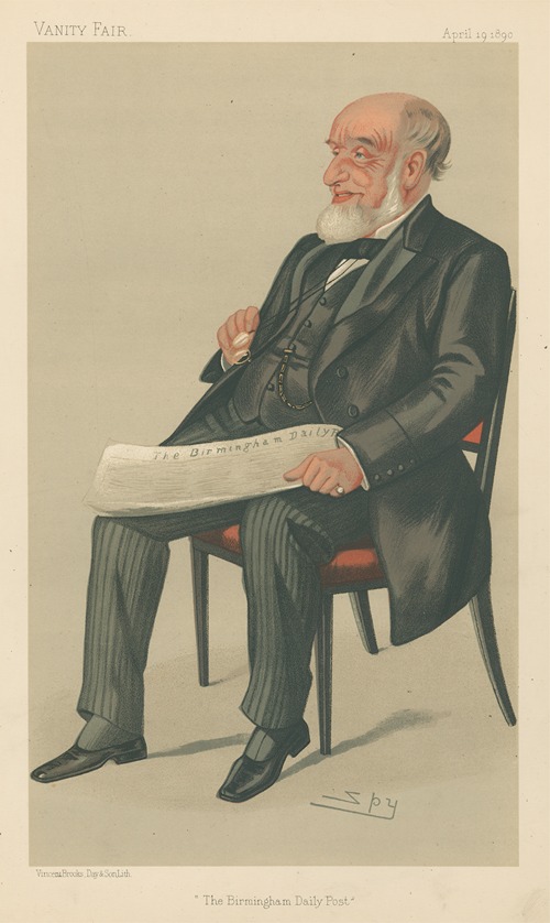 Newspapermen; ‘The Birmingham Daily Post’, Mr. John Jaffrey, April 19, 1890