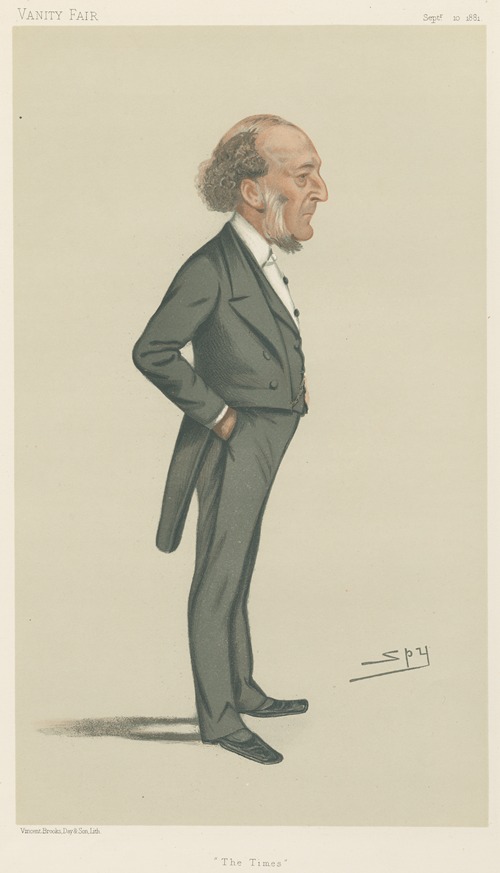 Newspapermen; ‘The Times’, Mr. John Walter, September 10, 1881