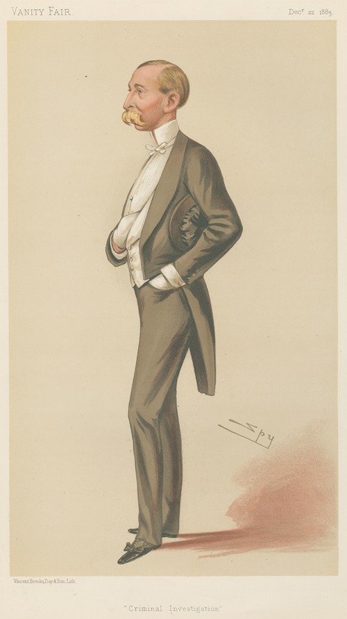 Policemen; ‘Criminal Investigation’, Mr. Charles Edward Howard Vincent, December 22, 1883