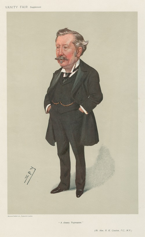 Politicians – ‘A Cherry Paymaster’. Rt. Hon. R.K. Causton. c.1906